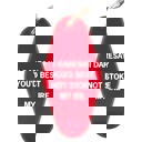  I Daresay You'd Best Not Stoke My Ire Motel Style Keychain in Red