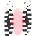  I Daresay You'd Best Not Stoke My Ire Motel Style Keychain in Red
