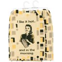  I Like It Hot And In The Morning Dish Cloth Towel | Novelty Tea Towel | Cute Kitchen Hand Towel | 28" x 28"