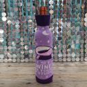 I See Wine In Your Future Knit Bottle Sock in Purple | Reusable Gift Bag for Gifting Wine