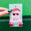  I Sleigh Tassel Party Hook Earrings