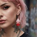  Holiday Earrings on Giftable Cards for Stocking Stuffers, Party Favors, Costume Accessories | Christmas Party | New Years