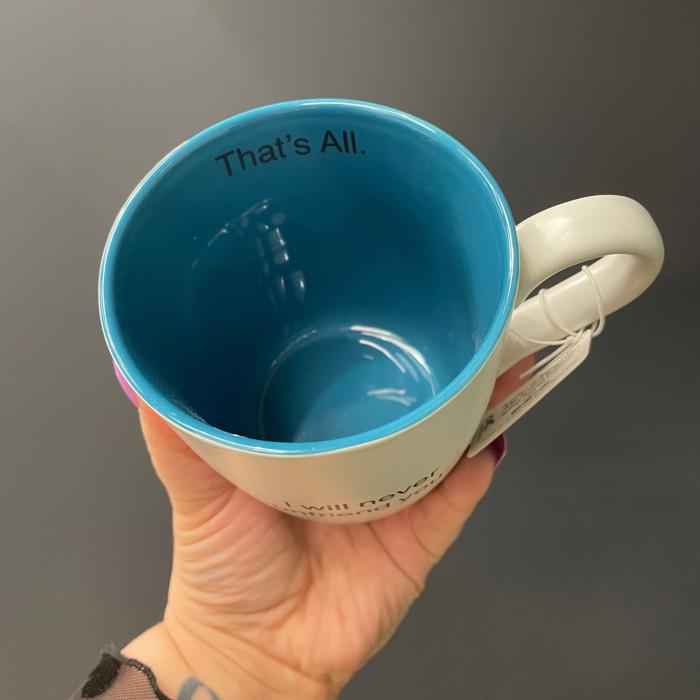 I Will Never Unfriend You Ceramic Coffee Mug | Tea Cup Drinkware | 16 oz.