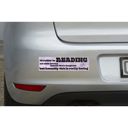  I'd Rather Be Reading Not While Driving Bumper Sticker