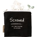  If I Lose This Bag I'm Screwed Everything Pouch | Cotton Zipper Bag | 7" x 6.50"