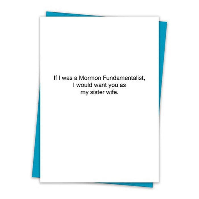 6 Pack Greeting Cards Cute and Funny Sayings Minimalist White Cards with Envelopes Blank Inside