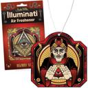 Illuminati Air Freshener in Hegemony Scent | Car Deodorizer Car Air Freshener Funny Stocking Stuffers - 10 Options - Cat, Mushroom, Goldfish, Squirrel in Underpants, Crow etc. 