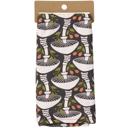  I'm A Fungi Kitchen Towel | Mushroom Pattern Cotton Hand Tea Dish Cloth | 16" x 26"