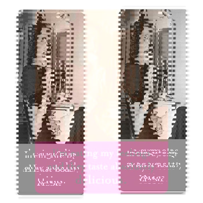 Retro Ladies Funny Fridge Magnets | Gift Stocking Stuffer 1950s Quotes Refrigerator Flexible Magnets