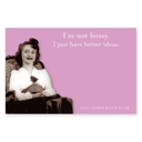 I'm Not Bossy, I Just Have Better Ideas  Funny Retro Ladies Sticky Notes | Stocking Stuffer Cute Quotes Gift for Her