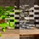  I'm Not Bossy, I'm Motivational Box Sign in Rustic Wood with White Lettering