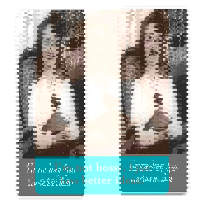 I'm Not Bossy Rectangle Magnet