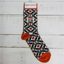  I'm Too Sexy For My Socks Retro Inspired Socks - Unisex Thick Crew Socks Art Deco Motif