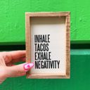  Cute and Funny Graphic Wooden Box Signs with Sayings for Gallery Walls