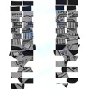  Introverts Unite Black Gray Funny Novelty Socks with Cool Design, Bold/Crazy/Unique Specialty Dress Socks