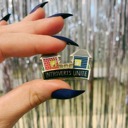  Introverts Unite (From Their Own Houses) Enamel Pin with Gift Card