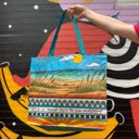  Large Market Shopper Totes with Cute Designs and Sayings | Daily Shopping Storage Bag