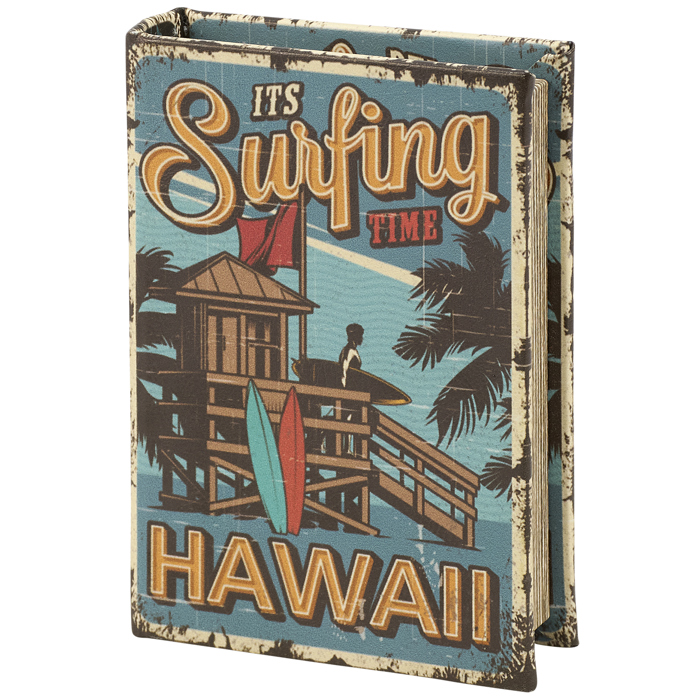 Vintage Book Box Stash Trinket Storage | Decorative Book-Shaped Storage