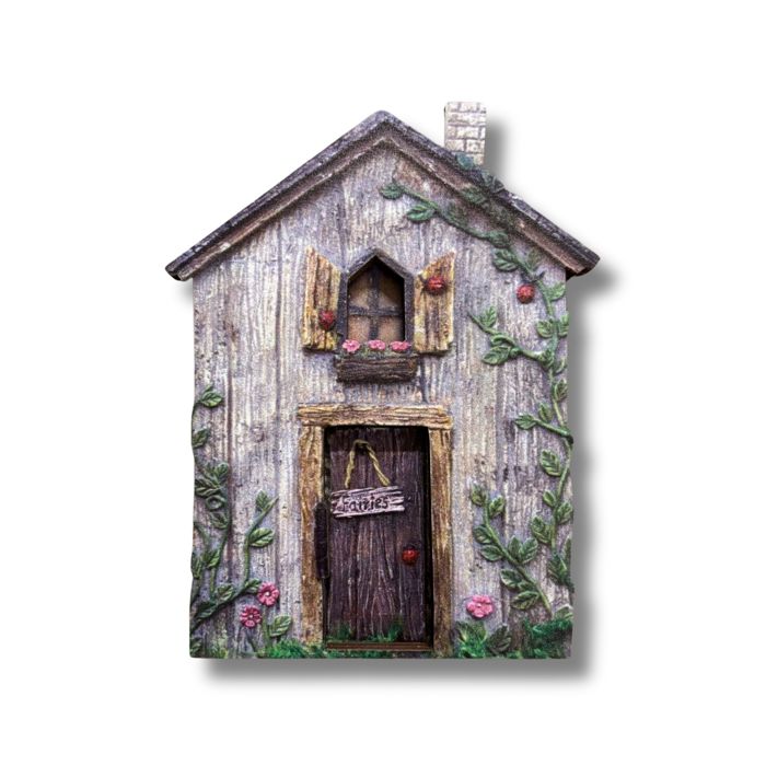 Mini Fairy Door | 4" Tall Faux Faerie Elf Door Outdoor Garden Decor