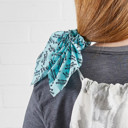  Be Strong & Courageous Scrunchie | Ponytail Hair Accessory
