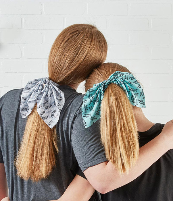 Be Strong & Courageous Scrunchie | Ponytail Hair Accessory