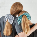  Be Strong & Courageous Scrunchie | Ponytail Hair Accessory