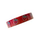  Juicy Strawberry Washi Tape with Silver Foil Accents
