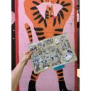  Jumbo Pouch Crazy Cat Lady Apartment Recycled Material Jumbo Zipper Folder | 14.25" x 10"