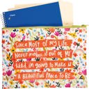  Jumbo Pouch Make It A Beautiful Place To Be Zipper Folder | 14.25" x 10"