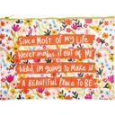  Jumbo Pouch Make It A Beautiful Place To Be Zipper Folder | 14.25" x 10"