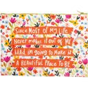  Jumbo Pouch Make It A Beautiful Place To Be Zipper Folder | 14.25" x 10"