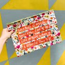  Jumbo Pouch Make It A Beautiful Place To Be Zipper Folder | 14.25" x 10"