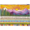  Jumbo Pouch Mountains Are Calling I Must Go Zipper Folder |  Recycled Material Pouch | 14.25" x 10"