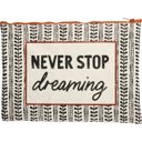  Jumbo Pouch Never Stop Dreaming Zipper Folder | 14.25" x 10"