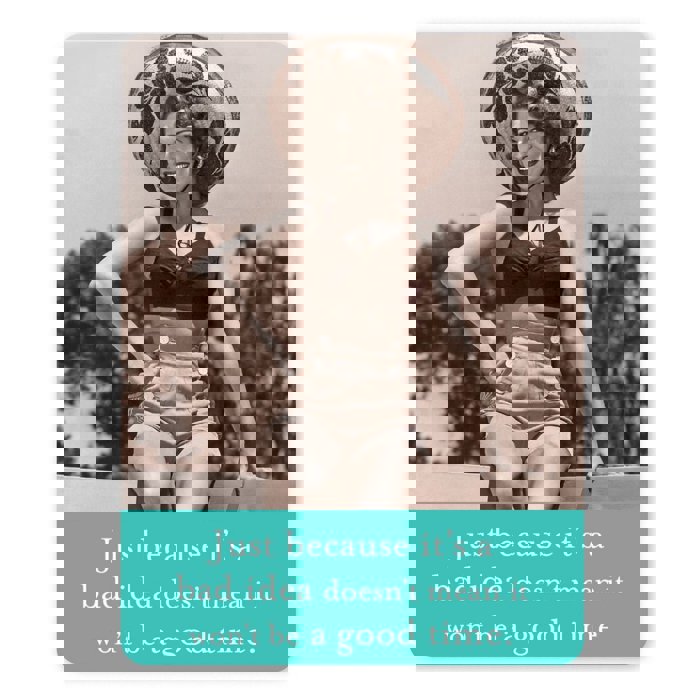 Retro Ladies Funny Fridge Magnets | Gift Stocking Stuffer 1950s Quotes Refrigerator Flexible Magnets