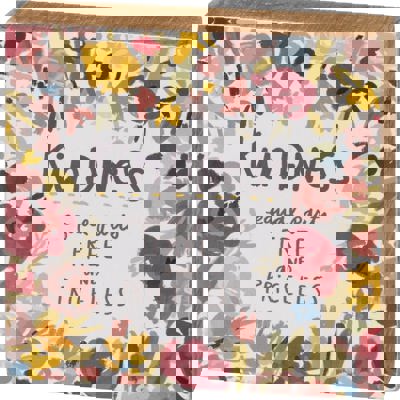 Kindness Equal Parts Free And Priceless Inspo Wooden Block Sign | 4" x 4"