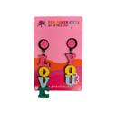  LOVE YOU Graphic Colorful Earrings | Lightweight Acrylic