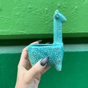 Lake Blue Giraffe Planter | Small Ceramic Succulents Pot | Cute Animal Shaped Decor | 6" Tall Animal Shaped Plant Pots - Fish, Zebra, Walrus, Giraffe, Hedgehog, Llama and more