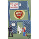 Rescue Dog Mom Cute Enamel Pins on Giftable Cards - 20+ Styles Available