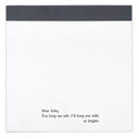  Last Minute Chunky Square Notepad Block | 7.25" x 7.25"