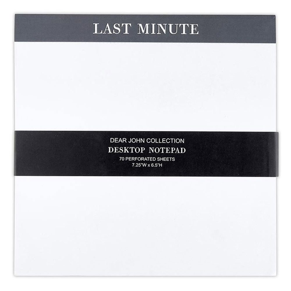 Last Minute Chunky Square Notepad Block | 7.25" x 7.25"