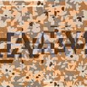  Leave Floral Rug | Skid-Resistant Backing Mat | Indoor/Outdoor 30" x 18"