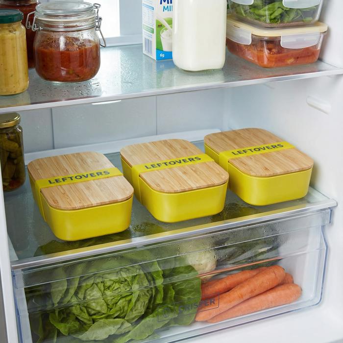 Bamboo Bento Lunch Boxes in 3 Pretty Colors