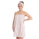  Leopard Spa Wrap and Headband Set | Giftable Bath Body Towel Shower Essentials