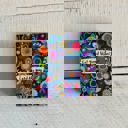  Let Good Vibes Lead The Way Inspo Block Sign | Square Wooden Wall Art | 3" x 3"