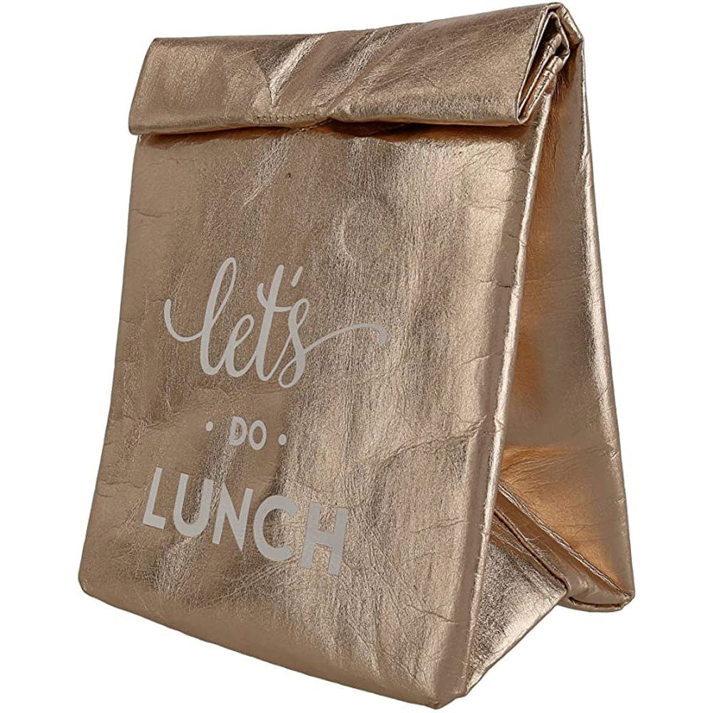 Let's Do Lunch Insulated Bag in Rose Gold - Multipacks Available