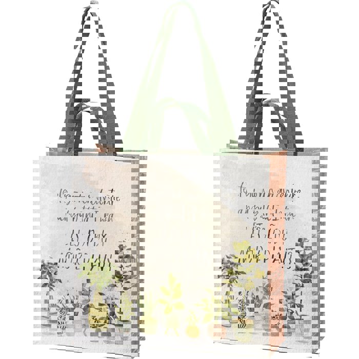 Let's Go Buy More Plants Market Tote Bag