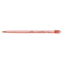  Life I Love You Crystal Pen in Blush Finish