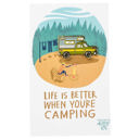 Life Is Better When Camping Cute Enamel Pins on Giftable Cards - 20+ Styles Available