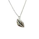  Lips Pendant Necklace in Silver | Kiss Print Charm on Chain